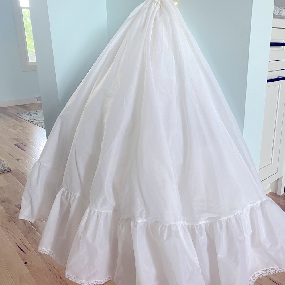 Full length petticoat for wedding dress.